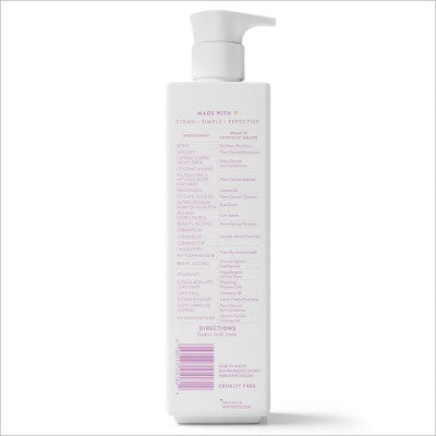 Native Sensitive Series Hypoallergenic Fragrance 24-Hour Hydrating Body Wash - Bare Jasmine - 18 fl oz