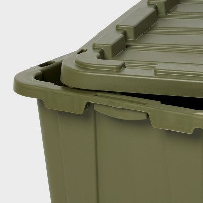 27gal Heavy Duty Tote Green - Brightroom (LOCAL PICKUP ONLY)