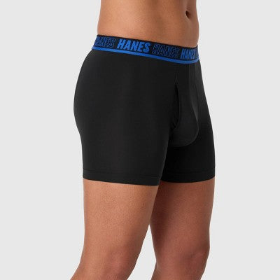 Hanes Men's Pouch X-Temp Trunks 3pk - Black/Gray/Blue M