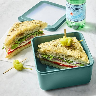 5c Square Food Storage Container Dark Green -Figmint