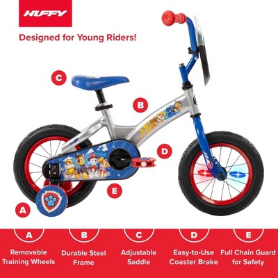 PAW Patrol Kids' Bike - 12" Wheels - LED Lights - Blue (LOCAL PICKUP ONLY)