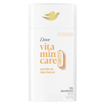 Dove Beauty VitaminCare+ Aluminum Free Deodorant Stick - Peaches & Shea Butter - 2.6oz