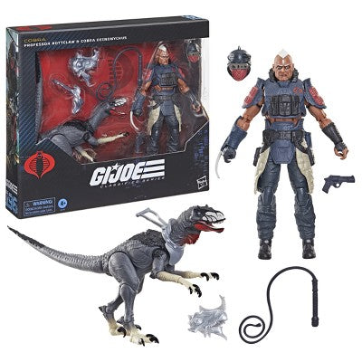 G.I. Joe Classified Series #196, Professor Rottclaw & Cobra Deinonychus Action Figures