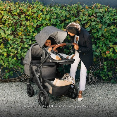 UPPAbaby Lower Car Seat Adapter for Vista, fits RumbleSeat V2+, Bassinet, Mesa & Aria