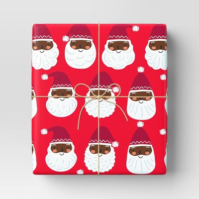 40" 125 sq ft Christmas Roll Wrap Santa - Wondershop (LOCAL PICKUP ONLY)
