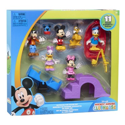 Mickey Mouse Deluxe Action Figure: Set of 6, Plastic TV & Movies Theme, 12" Height