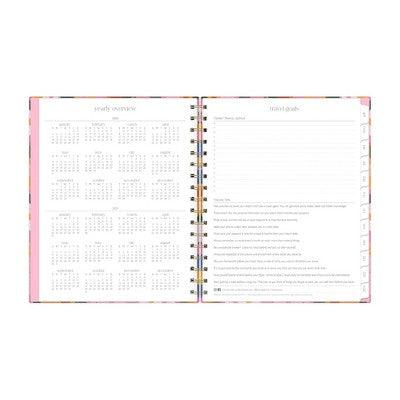 Rhi James for Blue Sky Weekly/Monthly Planner 15 Month Wirebound 7"x9" Textured Paper - Ava Floral