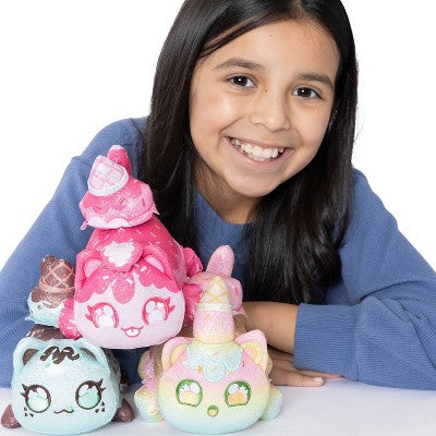 Aphmau 6" MeeMeow Plush - Sparkle Ice Cream - 3pk