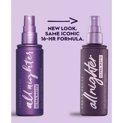 Urban Decay All Nighter Ultra Matte Makeup Setting Spray - Matte - 4 fl oz - Ulta Beauty