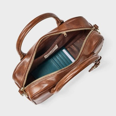 Small Satchel Handbag - Universal Thread Brown