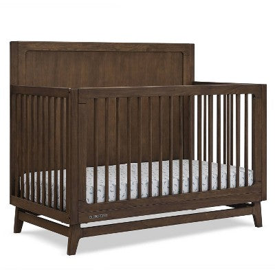 Delta Children Spencer 6-in-1 Convertible Crib - Greenguard Gold Certified - Teak Brown (LOCAL PICKUP ONLY)