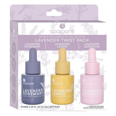 SpaRoom Lavender Twist Essential Oil 3pk 7.4ml
