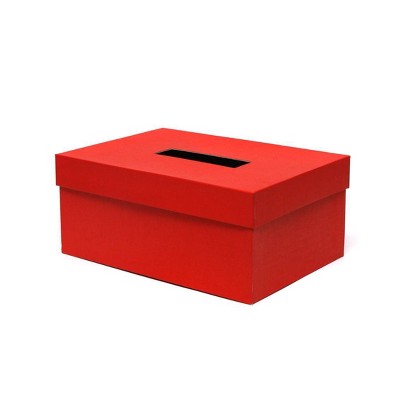 8"x5" Rectangle Shaped Valentine's Day Gift Box Red - Spritz