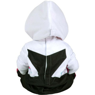 HalloweenCostumes.com 12/18 Months Girl Spider-Man Infant Spider-Gwen Costume | Superhero Costumes, White/Black/Pink