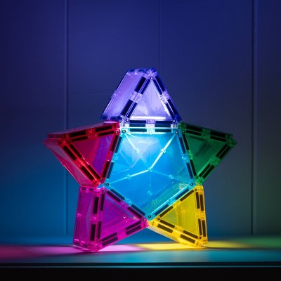 CONNETIX Magnetic Tiles Light Star Pack 28pc