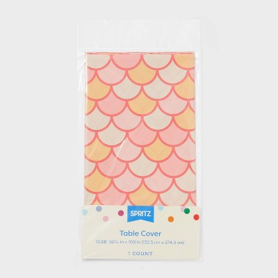 Mermaid Scales Printed Table Cover 1ct - Spritz