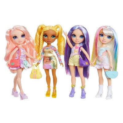 Rainbow High My Fashion Style Bella, Pink 11" Fashion Doll with Statement Outfit, Stylish Handbag: Articulated Creativity Doll, Wavy Pink Hair