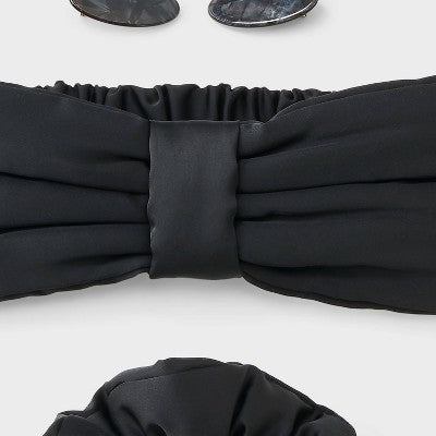 Spa Hair Set 3pk - A New Day Black