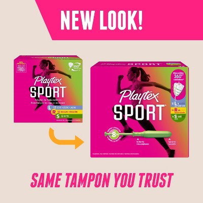 Playtex Sport Triplepack Tampons - Light/Regular/Super - 32ct
