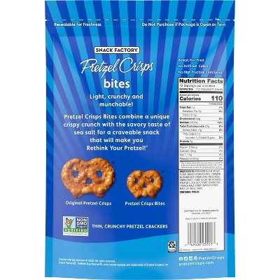 Snack Factory Pretzel Crisps Sea Salt - 12oz