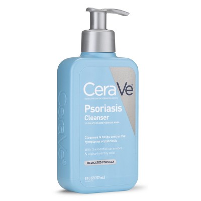 CeraVe Psoriasis Cleanser with Salicylic Acid Psoriasis Wash - Unscented - 8 fl oz