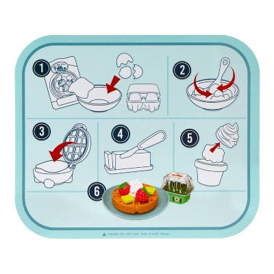 Little Tikes Creative Chefs Waffles Kit: Pretend Housekeeping Accessories, 18-Piece Play Food & Toy Kitchens Set