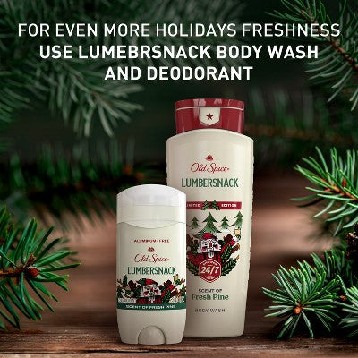 Old Spice Lumbersnack Deodorant - Fresh Pine Scent - 3oz