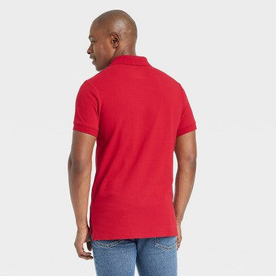 Men's Every Wear Polo Shirt - Goodfellow & Co Red Velvet XL