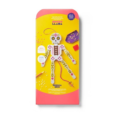 Dia de Muertos Craft Gem Art Calaca Puppet - Mondo Llama