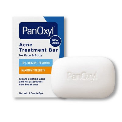 PanOxyl 10% Benzyol Peroxide Acne Cleansing Bar - 1.5oz