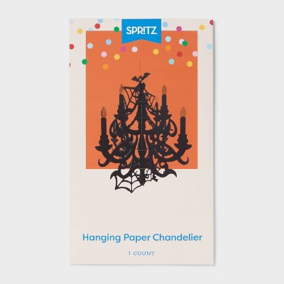 Halloween Haunted House Hanging Paper Chandelier - Spritz