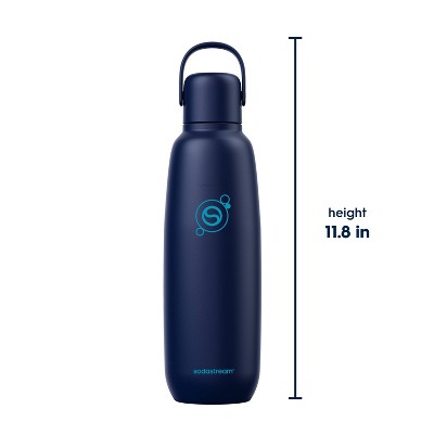 SodaStream 30.4 fl oz Fizz & Go Insulated Stainless Steel Carbonating Bottle Blueberry