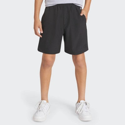Champion Boys' Stretch Woven Shorts - Black L