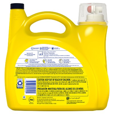 Tide Simply Daybreak Fresh Liquid Laundry Detergent - 182 fl oz: Cold & All-Temperature, High Efficiency, Spill-Resistant