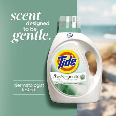 Tide Coastal Oasis Liquid Laundry Detergent 64 Loads - 84 fl oz