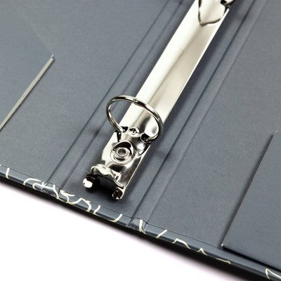Yoobi Evolve 1" O-Ring Binder 220 Sheet Capacity Navy Succulents