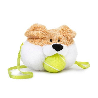FAO Schwarz Cliqs Plush Dog Purse