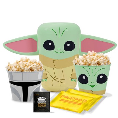 Poppowls Mandalorian Grogu Microwave Popcorn Kit - 6oz