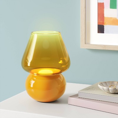 Dome Mushroom Novelty Table Lamp Mustard - Room Essentials