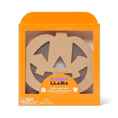 Lit Paperboard Pumpkin Kit - Mondo Llama
