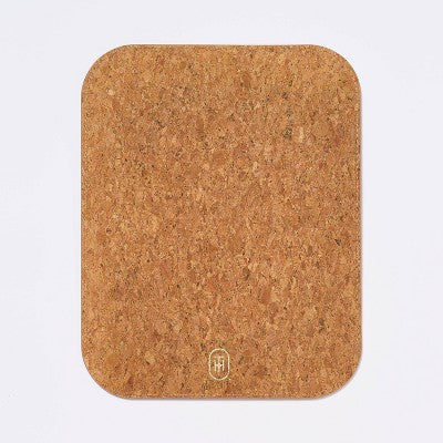 Faux Leather Mouse Pad Brown - Threshold