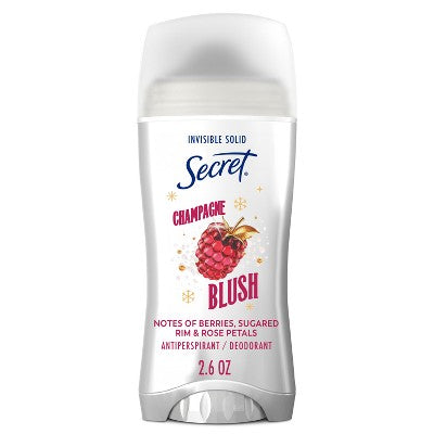Secret Invisible Solid Limited Edition Antiperspirant and Deodorant - Champagne Blush - 2.6oz