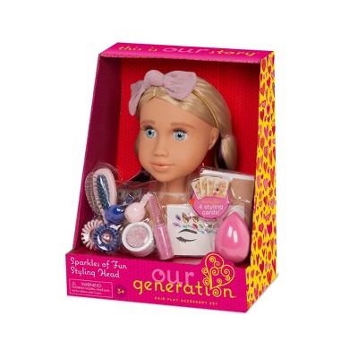 Our Generation Deanna Sparkles of Fun Styling Head Doll