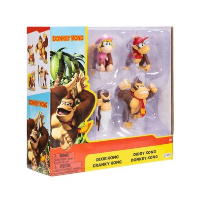 Nintendo Donkey Kong 2.5'' Action Figure - 4pk