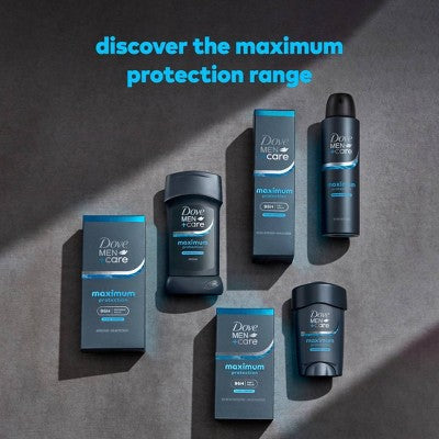 Dove Men+Care Maximum Protection 96-Hour Antiperspirant Stick - Clean Comfort - 2.6oz: Paraben-Free, Under Arm Use