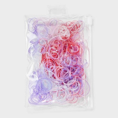 Kids' Medium Glitter Polybands - 500pc - Cat & Jack
