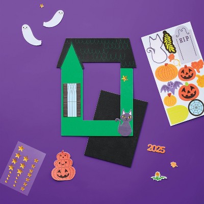 2ct Halloween Craft Foam Frame Kit - Mondo Llama