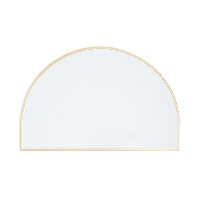 U Brands 15"x23" Metal Frame Arch Dry Erase Board Gold: Magnetic Whiteboard, Wall Mount, Includes Hardware (LOCAL PICKUP ONLY)