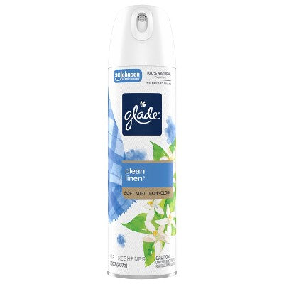 Glade Aerosol Air Fresheners - Clean Linen - 7.3oz