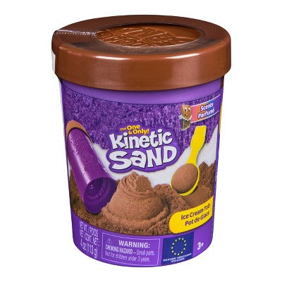 Kinetic Sand Ice Cream Tub Scented Choco Sand Art